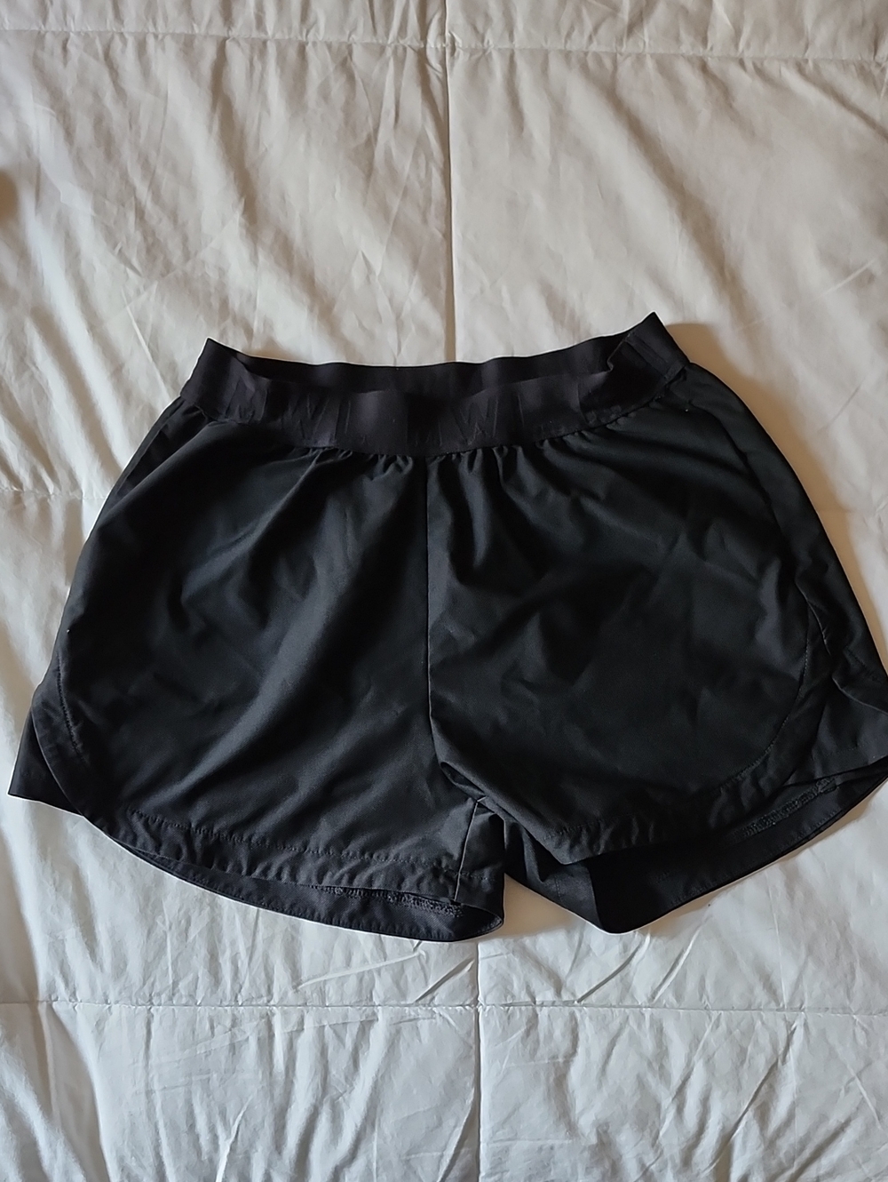 Madewell Black Women's Running Shorts with Elastic Waistband, Size XS
